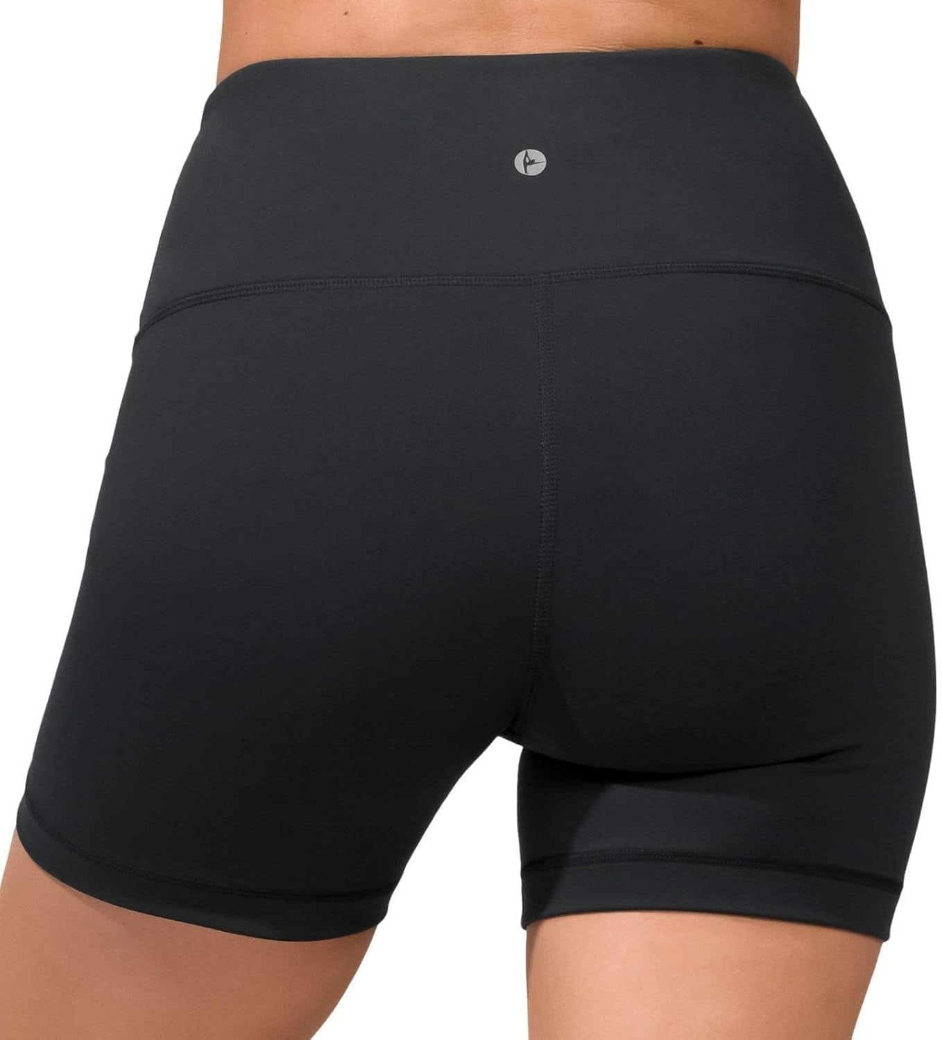 High Waist Power Flex Yoga Shorts - Tummy Control Biker Shorts for Women 2 Pack