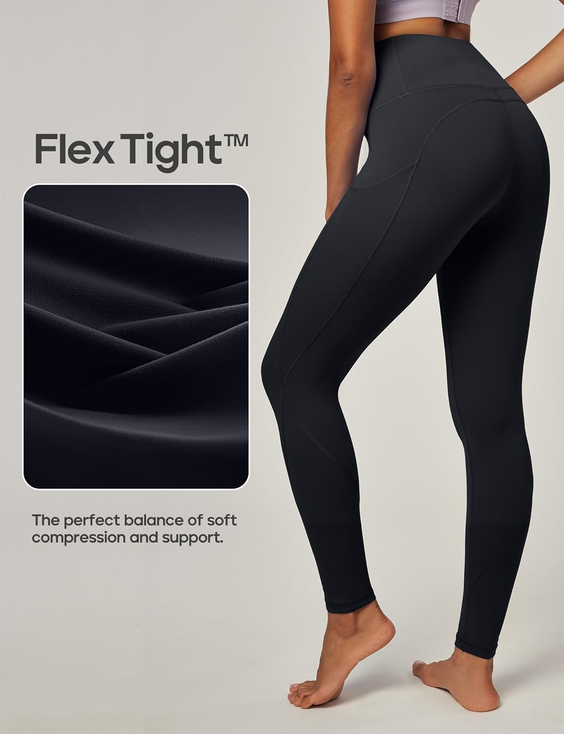 Leggings with Pockets for Women High Waisted Yoga Pants for Women Butt Lifting Workout Leggings for Women with 4 Pockets