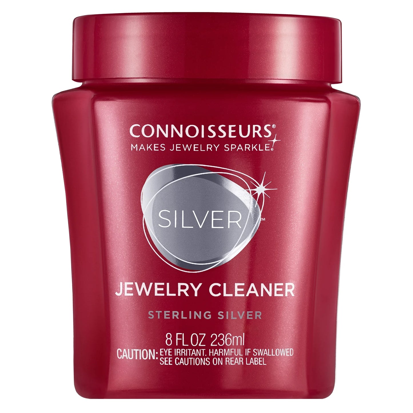 Silver Jewelry Cleaner, Liquid Dip Jewelry Cleaner in Red Jar